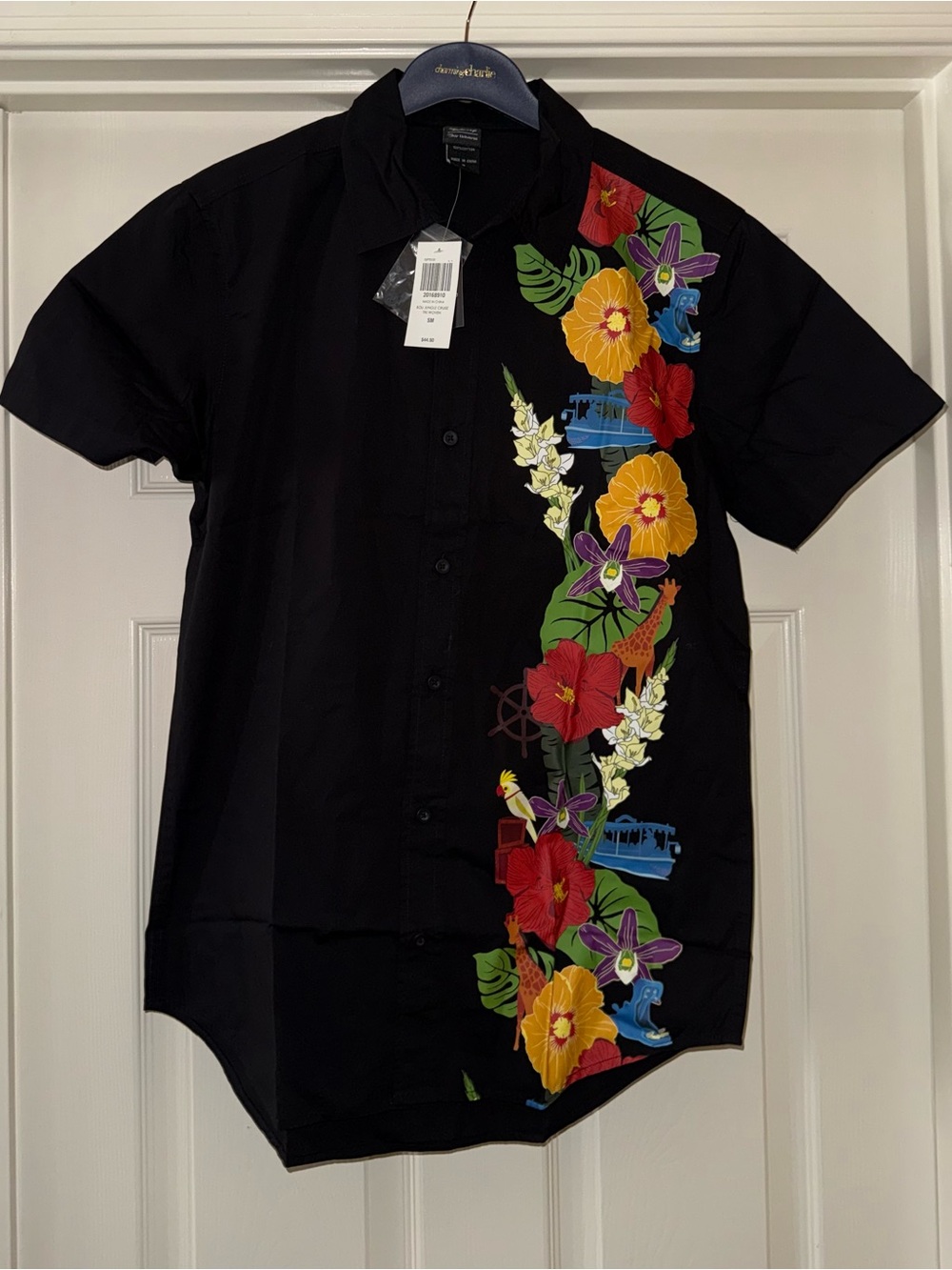 NWT! Men's Our Universe Jungle Cruise Floral Shirt- Small